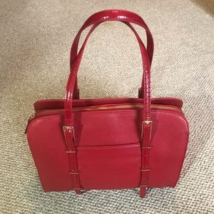 New Isaac Mizrahi purse/laptop bag leather